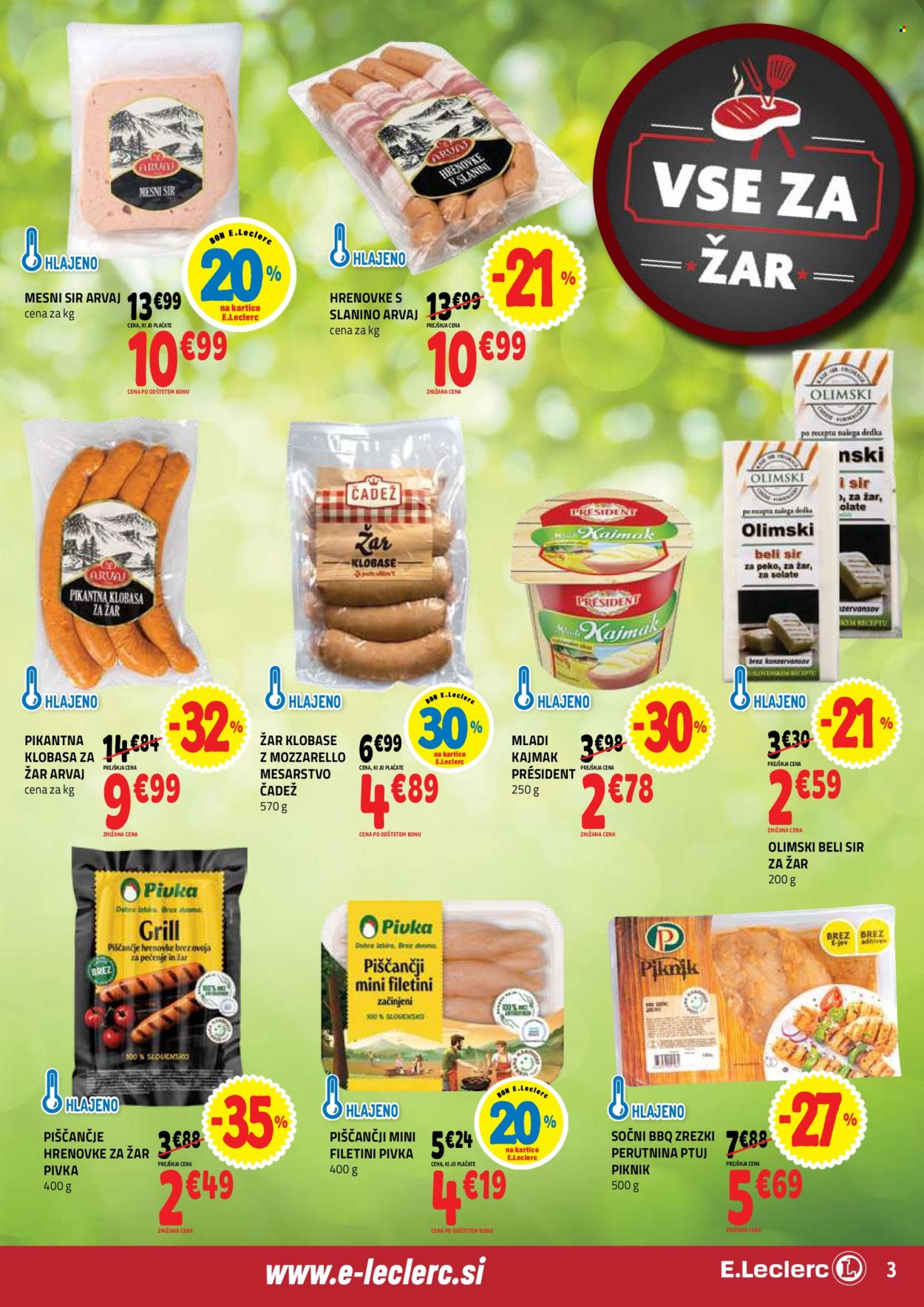 E.Leclerc katalog - 22.07.2026 - 01.08.2026. Stran 3
