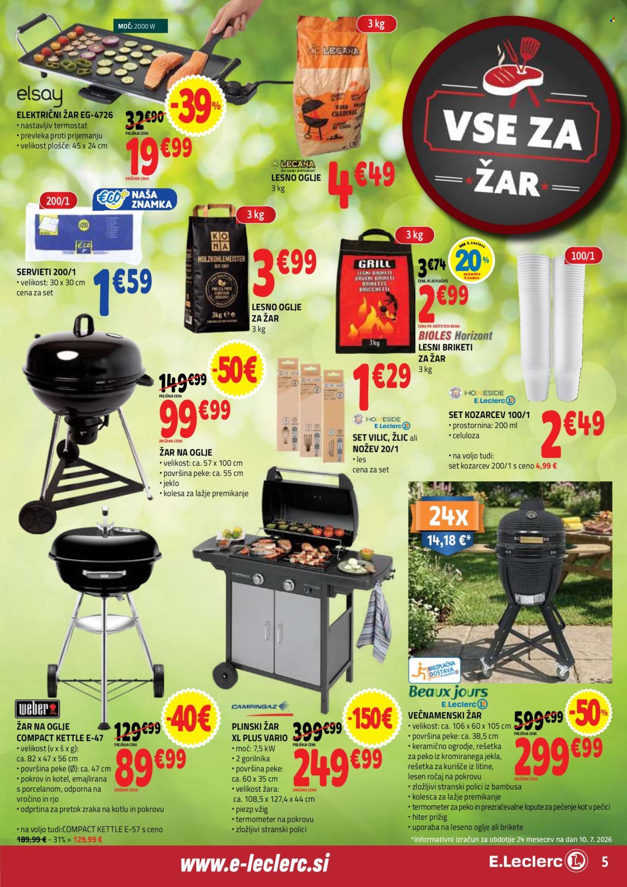 E.Leclerc katalog - 22.07.2026 - 01.08.2026. Stran 5
