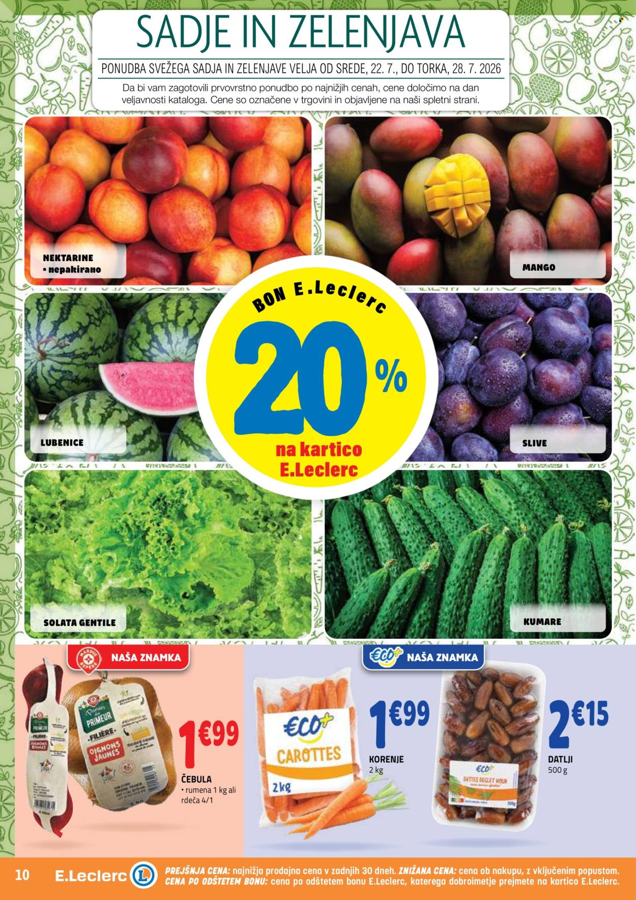 E.Leclerc katalog - 22.07.2026 - 01.08.2026. Stran 10