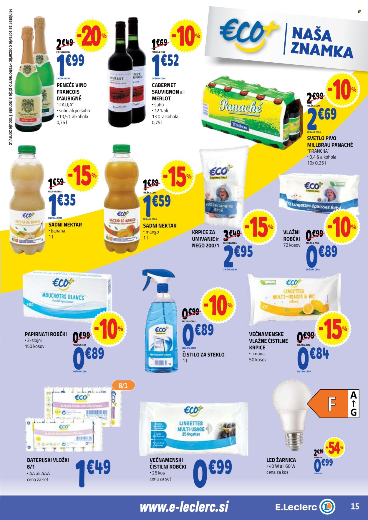E.Leclerc katalog - 22.07.2026 - 01.08.2026. Stran 15