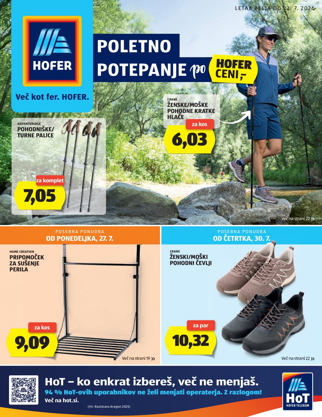 Hofer katalog - 22.07.2026 - 30.07.2026. Stran 1