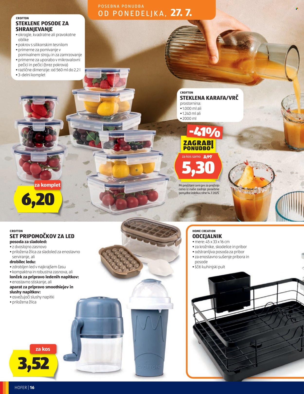 Hofer katalog - 22.07.2026 - 30.07.2026. Stran 16