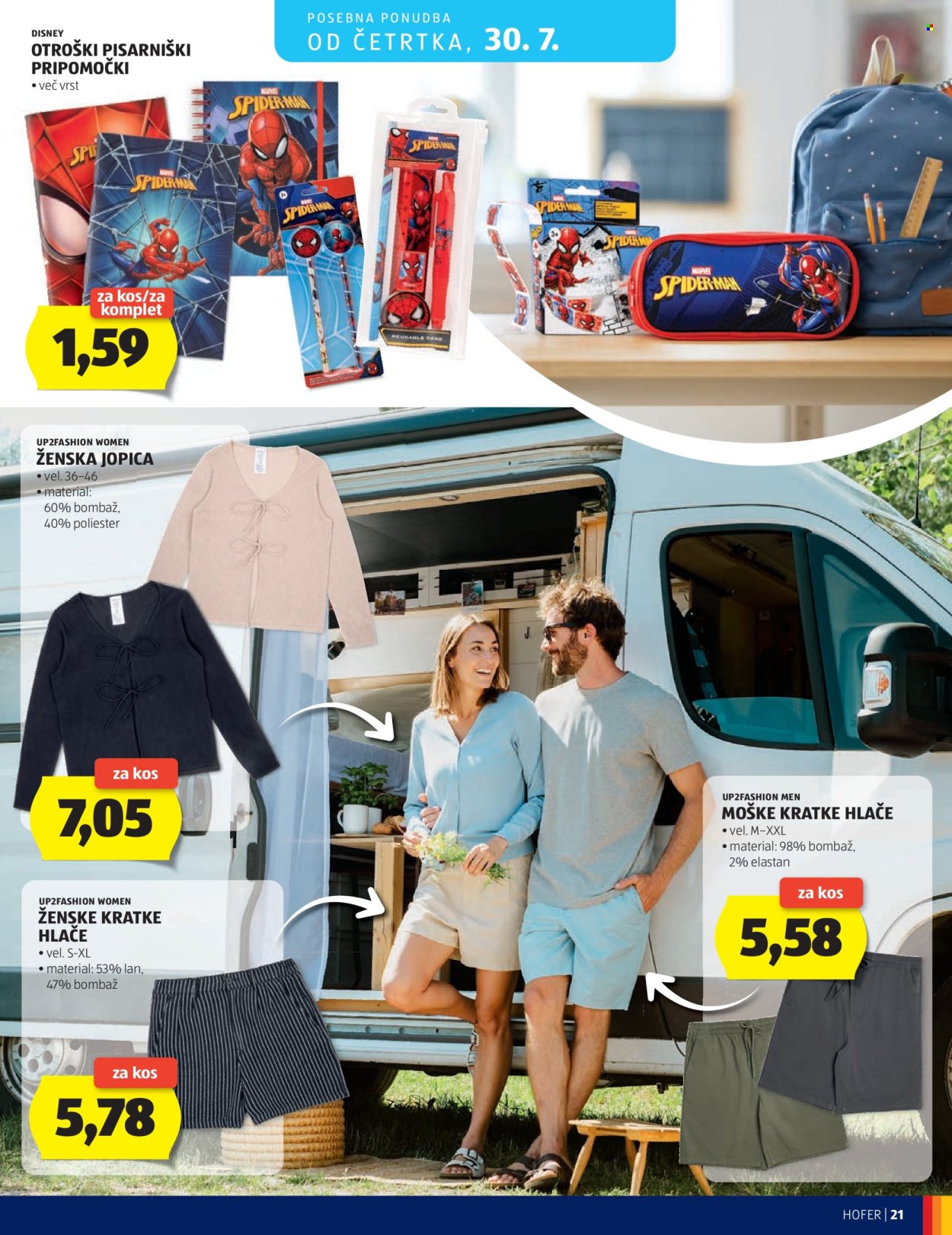 Hofer katalog - 22.07.2026 - 30.07.2026. Stran 21