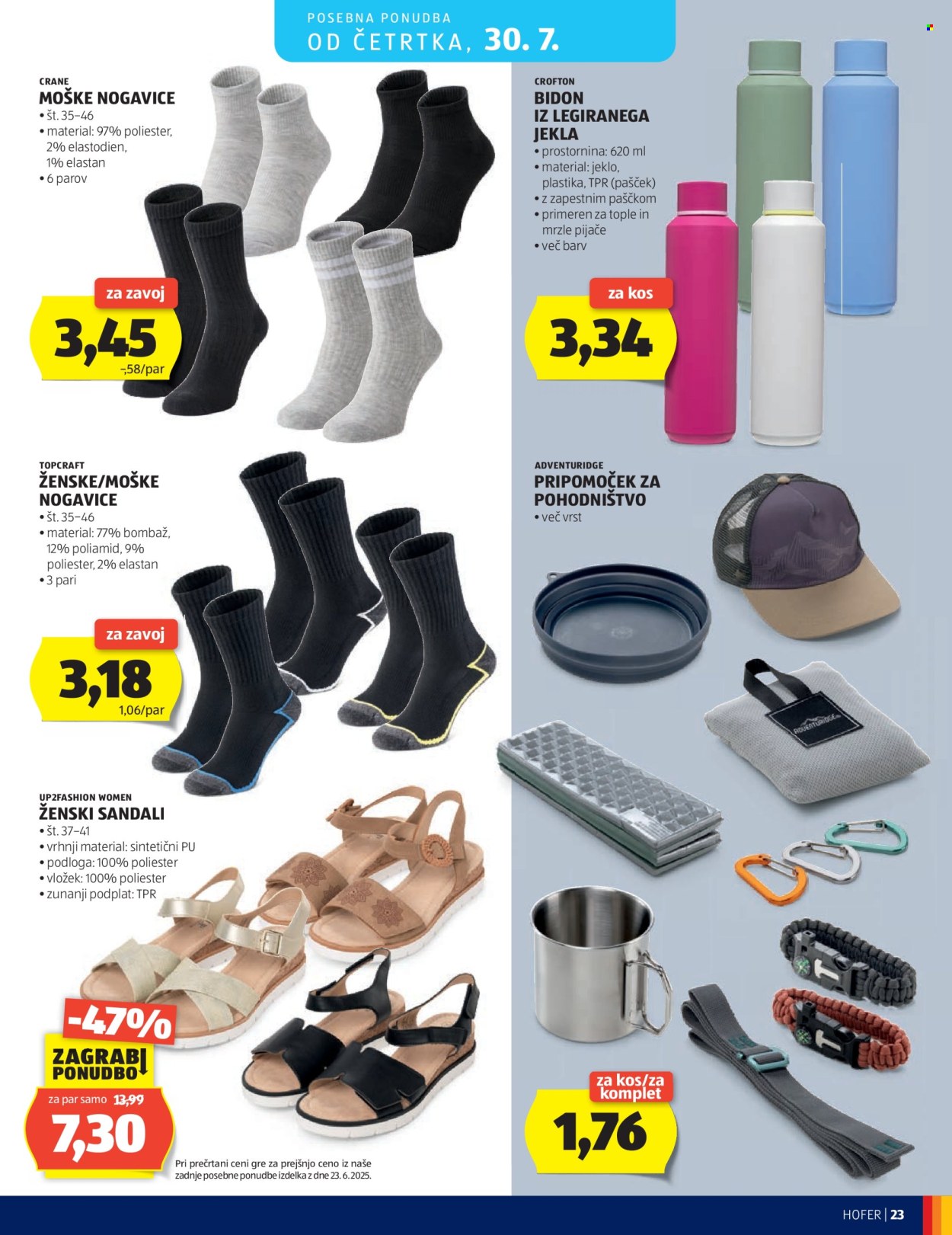Hofer katalog - 22.07.2026 - 30.07.2026. Stran 23