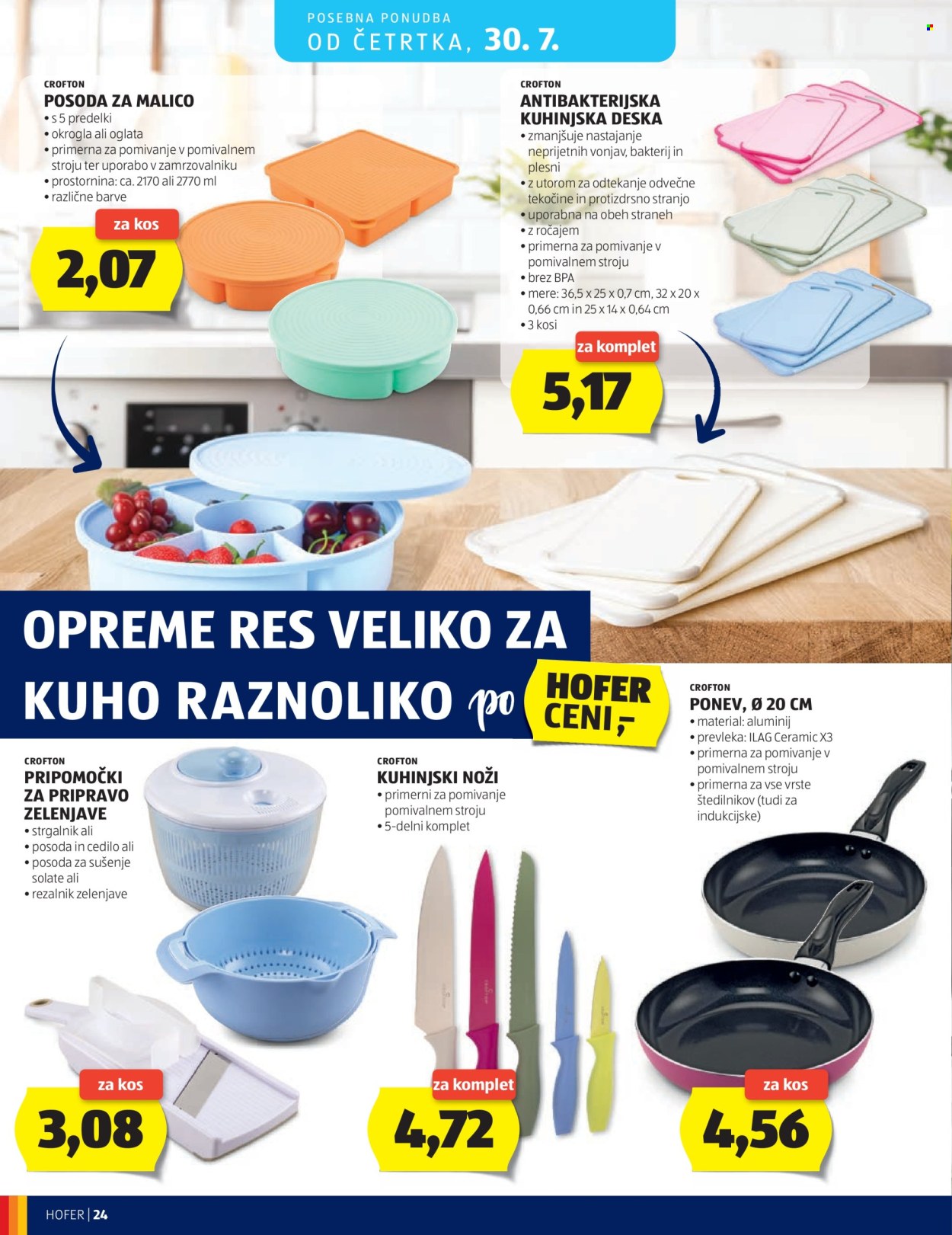 Hofer katalog - 22.07.2026 - 30.07.2026. Stran 24