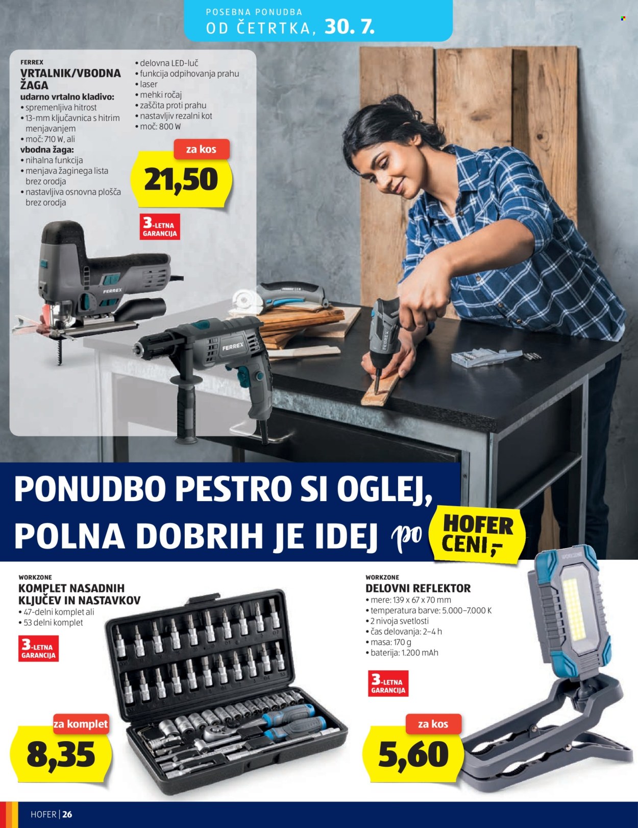 Hofer katalog - 22.07.2026 - 30.07.2026. Stran 26