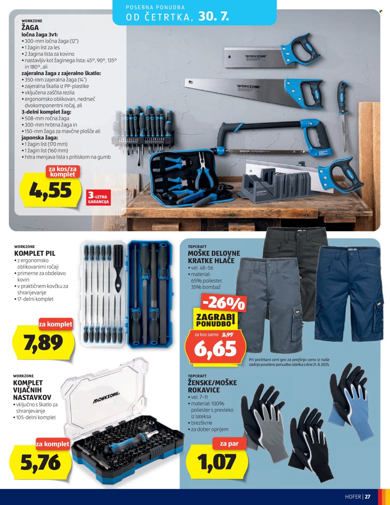 Hofer katalog - 22.07.2026 - 30.07.2026. Stran 27