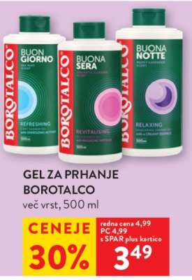 GEL ZA PRHANJE BOROTALCO