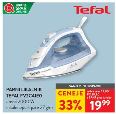 Parni likalnik TEFAL FV2C41E0