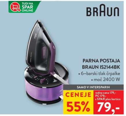 Parna postaja Braun IS2144BK