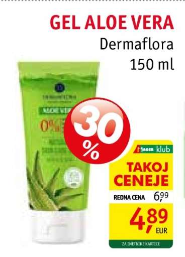 GEL ALOE VERA Dermaflora 150 ml