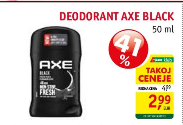 DEODORANT AXE BLACK