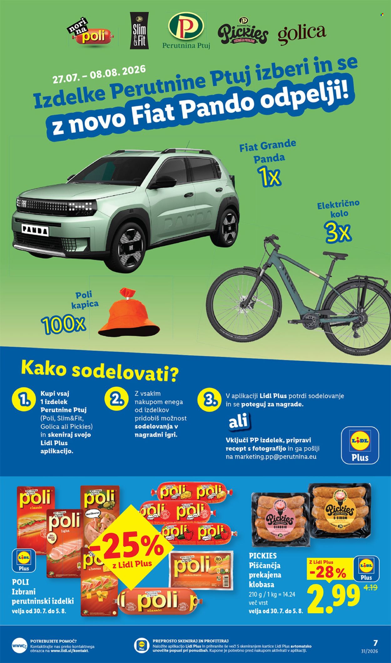 Lidl katalog - 30.07.2026 - 05.08.2026. Stran 7