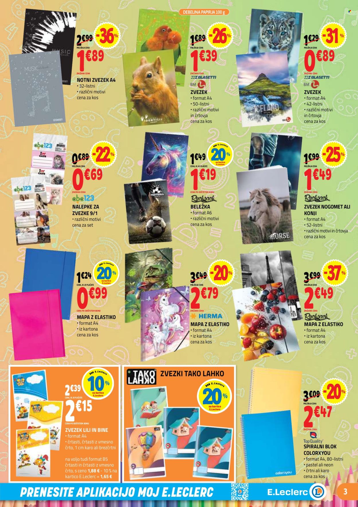 E.Leclerc katalog - 29.07.2026 - 29.08.2026. Stran 3