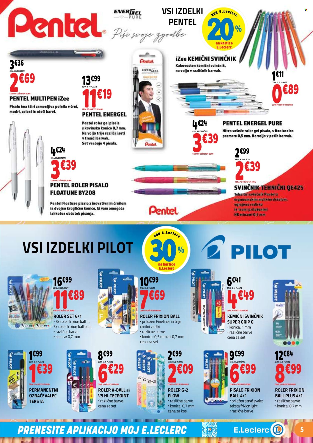 E.Leclerc katalog - 29.07.2026 - 29.08.2026. Stran 5