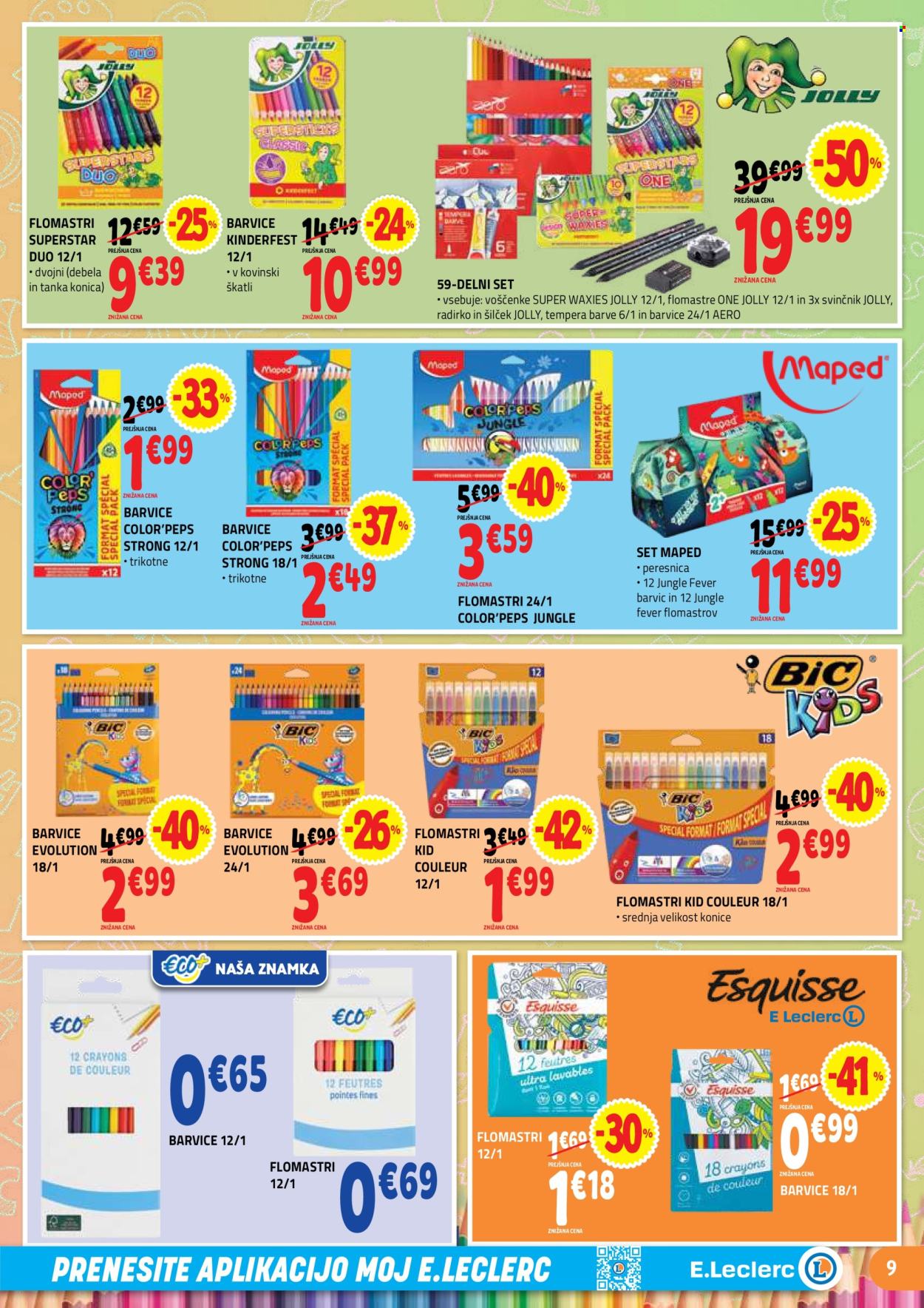 E.Leclerc katalog - 29.07.2026 - 29.08.2026. Stran 9