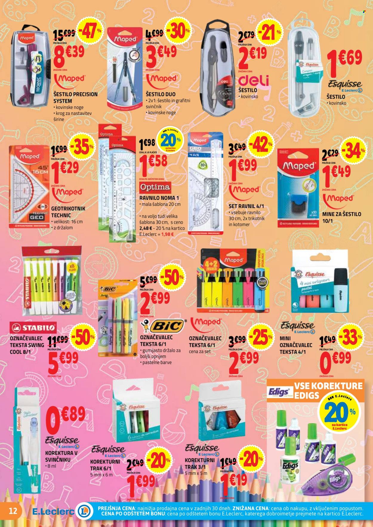 E.Leclerc katalog - 29.07.2026 - 29.08.2026. Stran 12