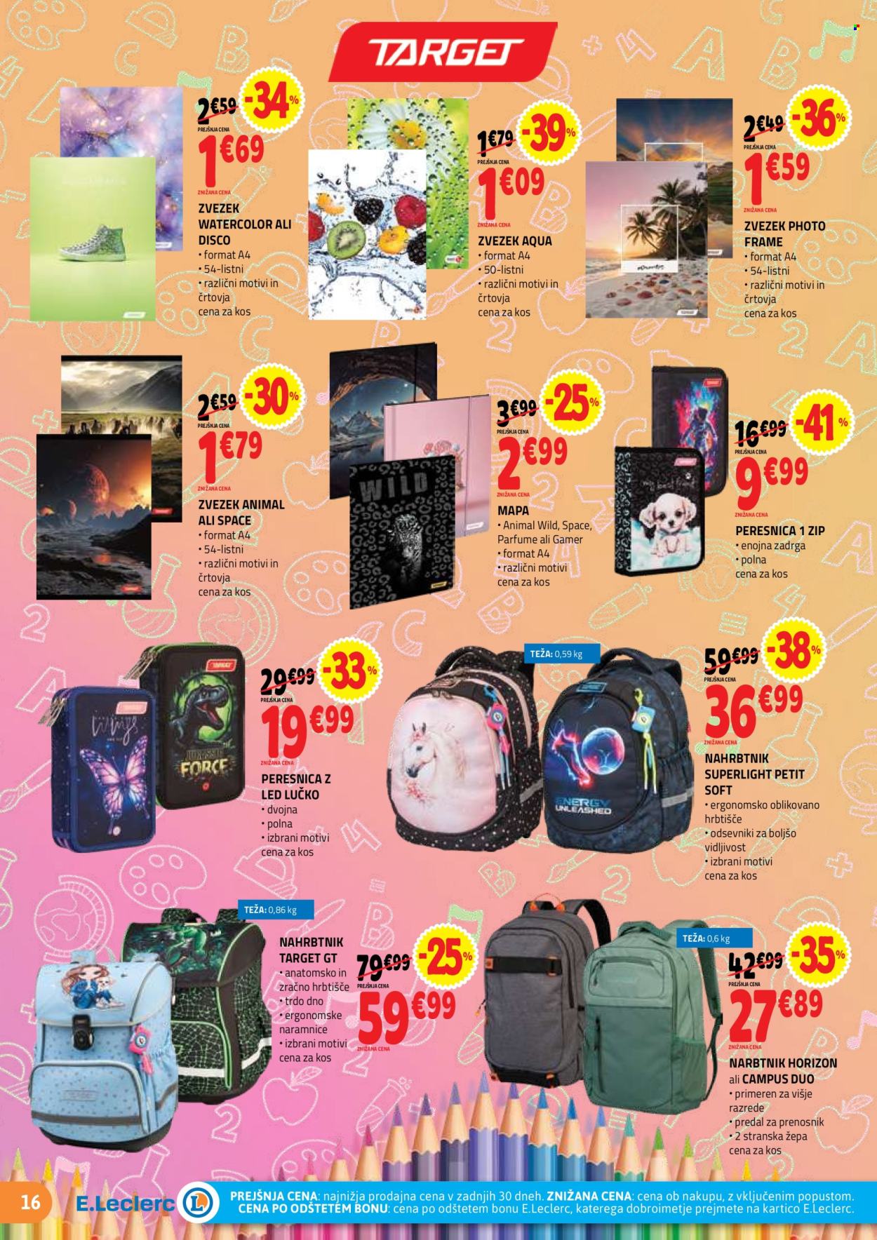 E.Leclerc katalog - 29.07.2026 - 29.08.2026. Stran 16