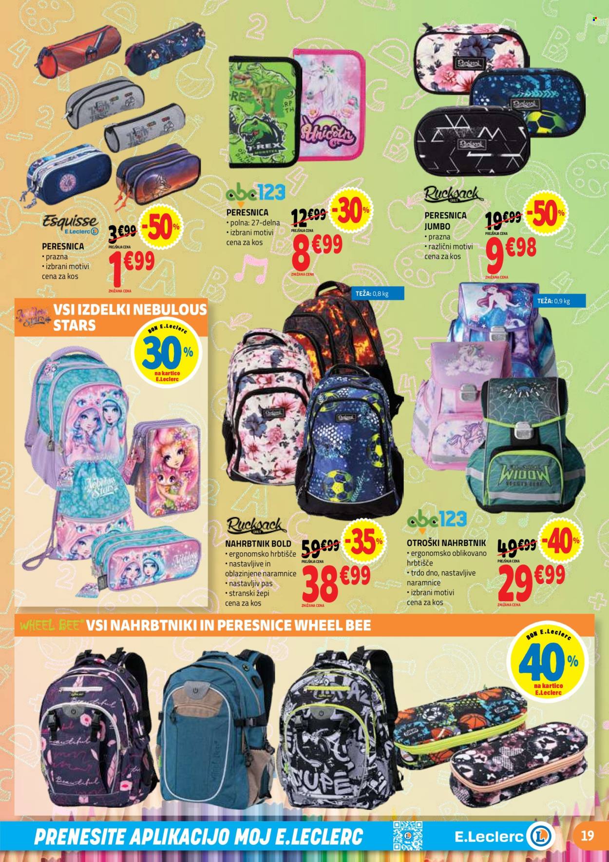 E.Leclerc katalog - 29.07.2026 - 29.08.2026. Stran 19
