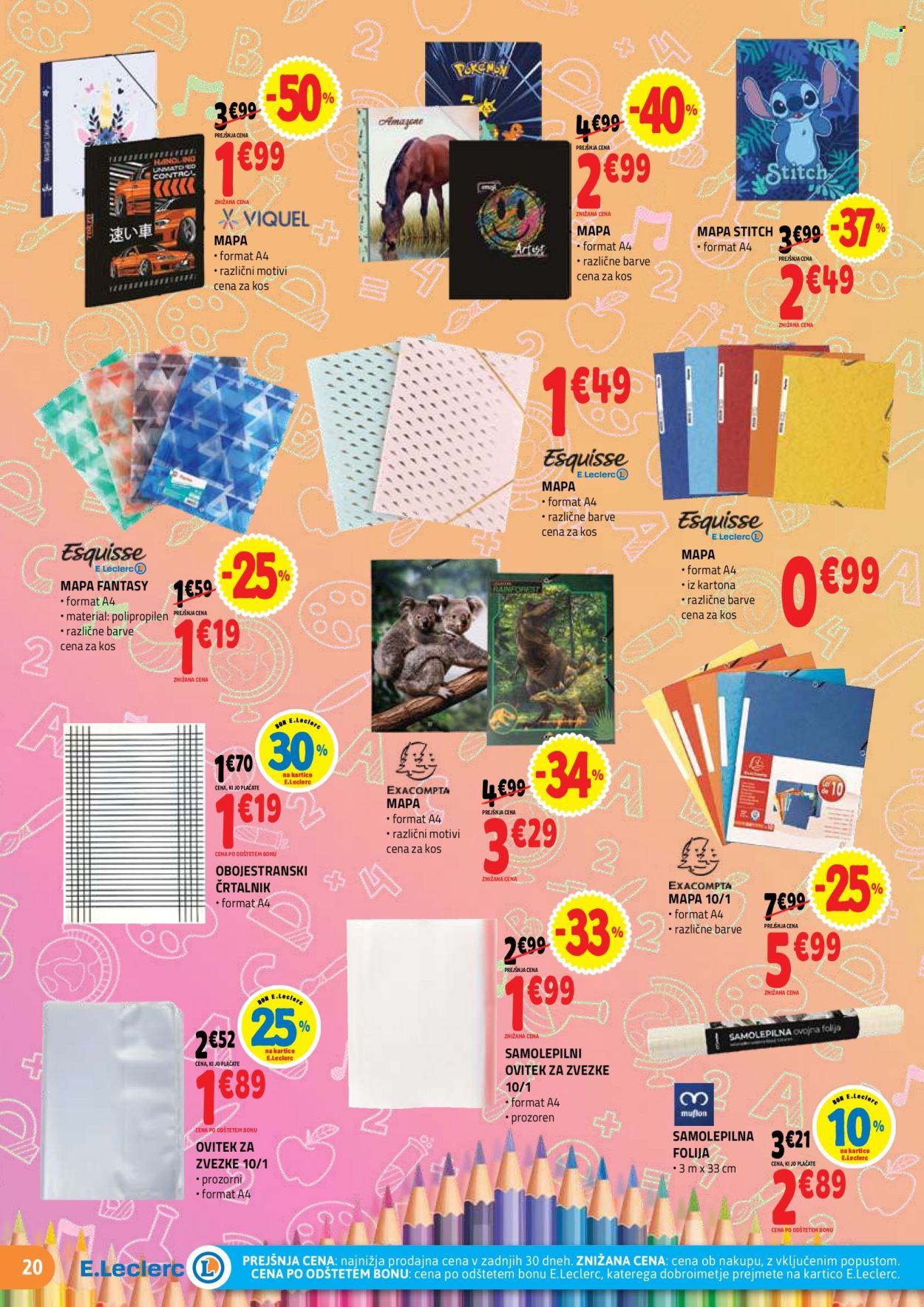 E.Leclerc katalog - 29.07.2026 - 29.08.2026. Stran 20