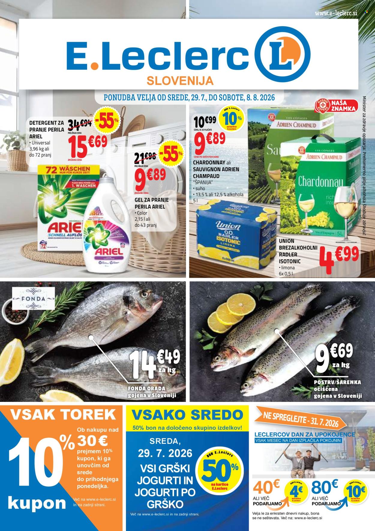E.Leclerc katalog - 29.07.2026 - 08.08.2026. Stran 1