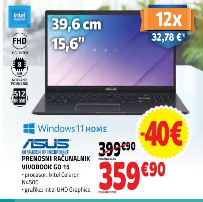 ASUS VIVOBOOK GO 15