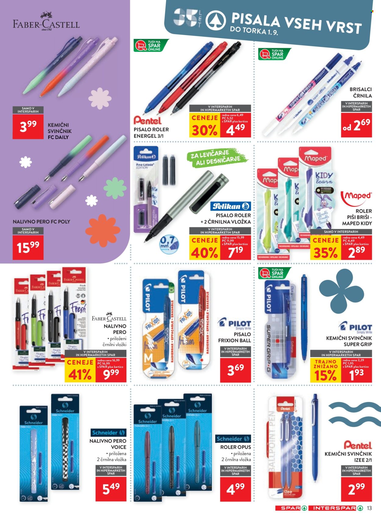 SPAR katalog - 29.07.2026 - 01.09.2026. Stran 13