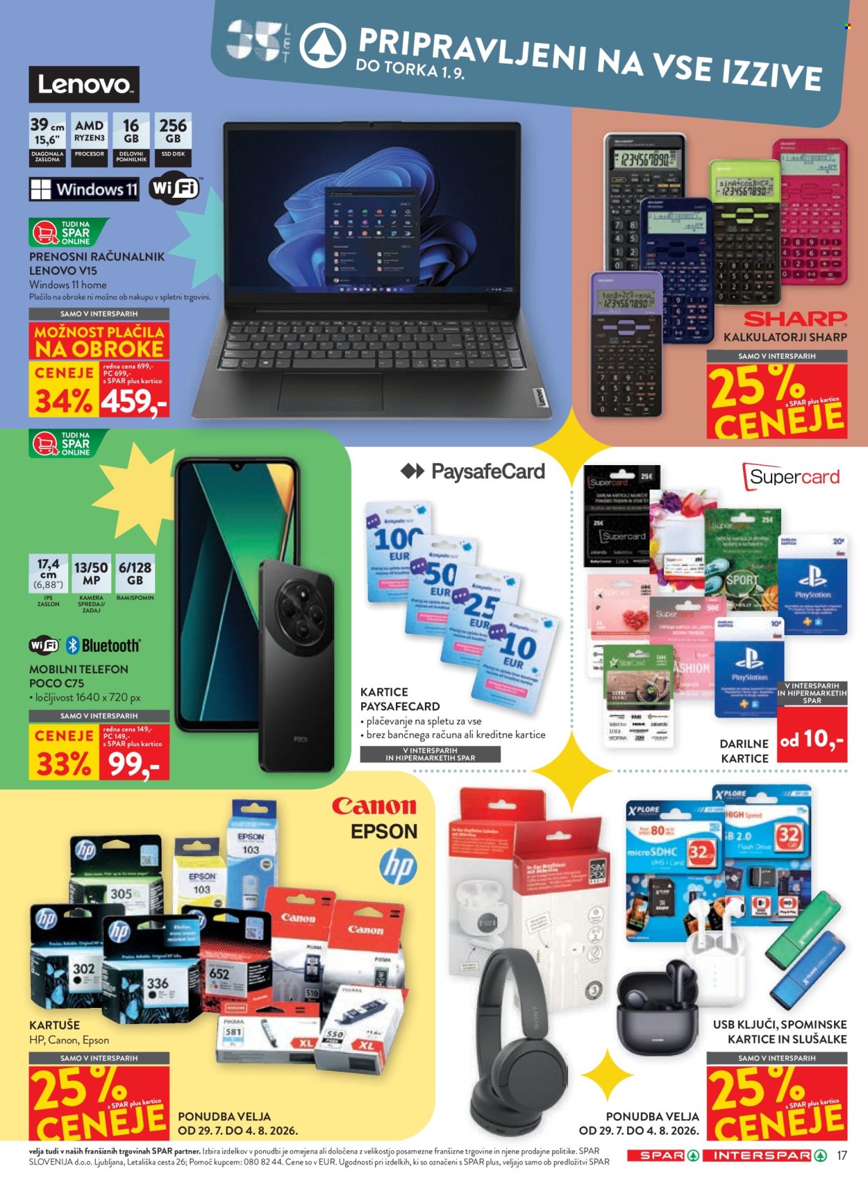 SPAR katalog - 29.07.2026 - 01.09.2026. Stran 17