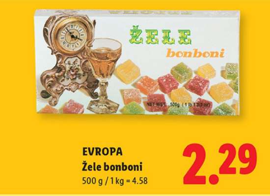 EVROPA Žele bonboni