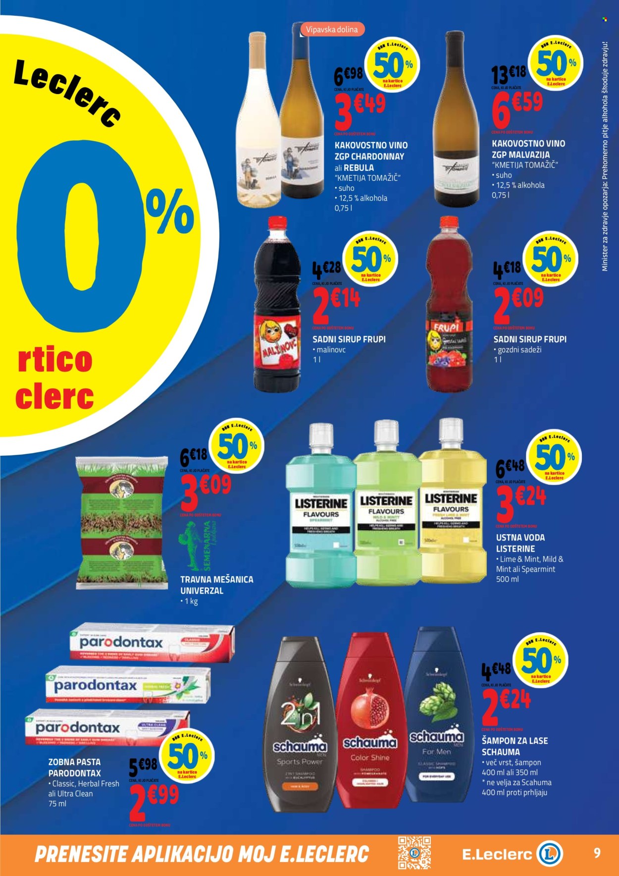 E.Leclerc katalog - 12.08.2026 - 22.08.2026. Stran 9