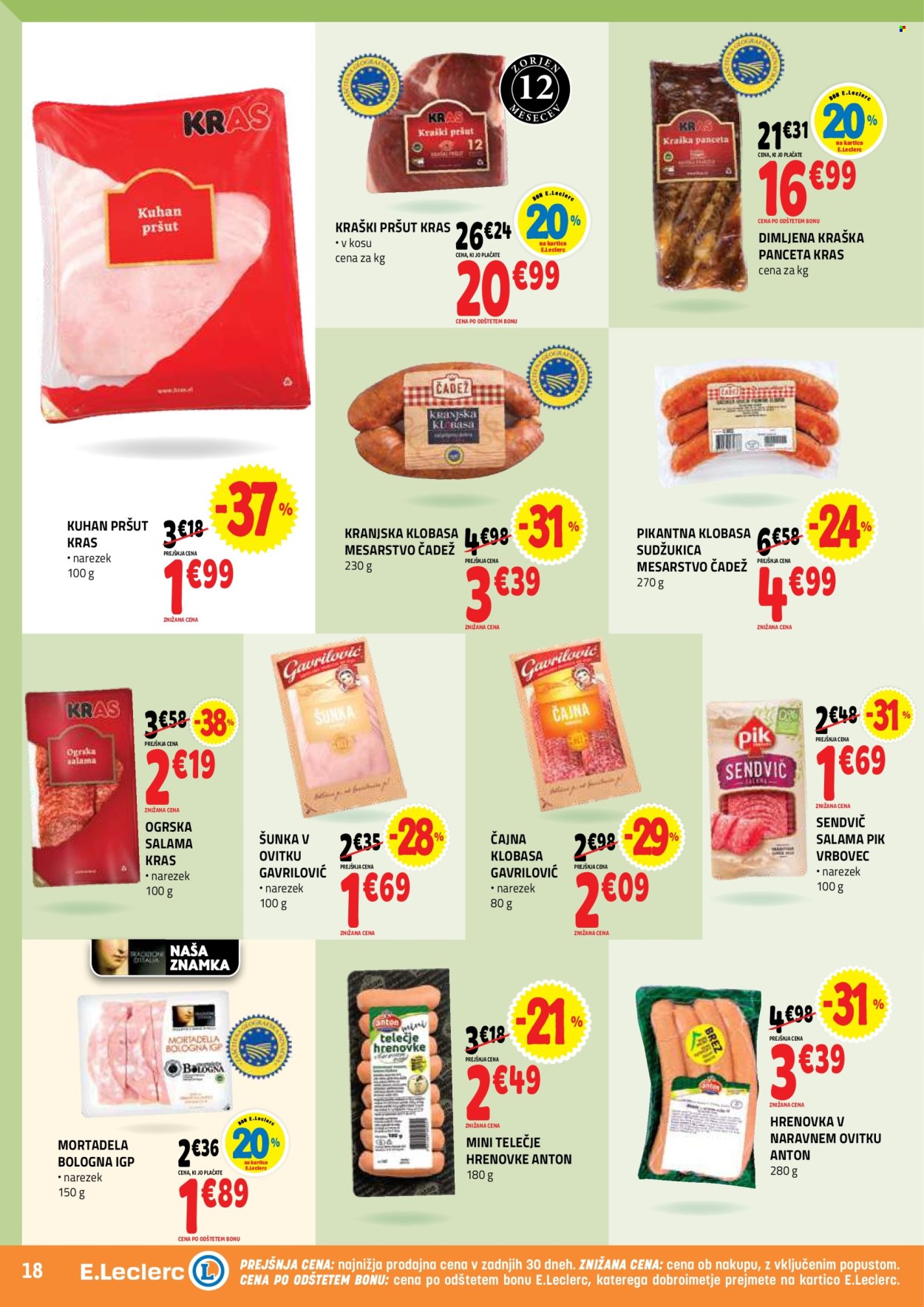 E.Leclerc katalog - 12.08.2026 - 22.08.2026. Stran 18