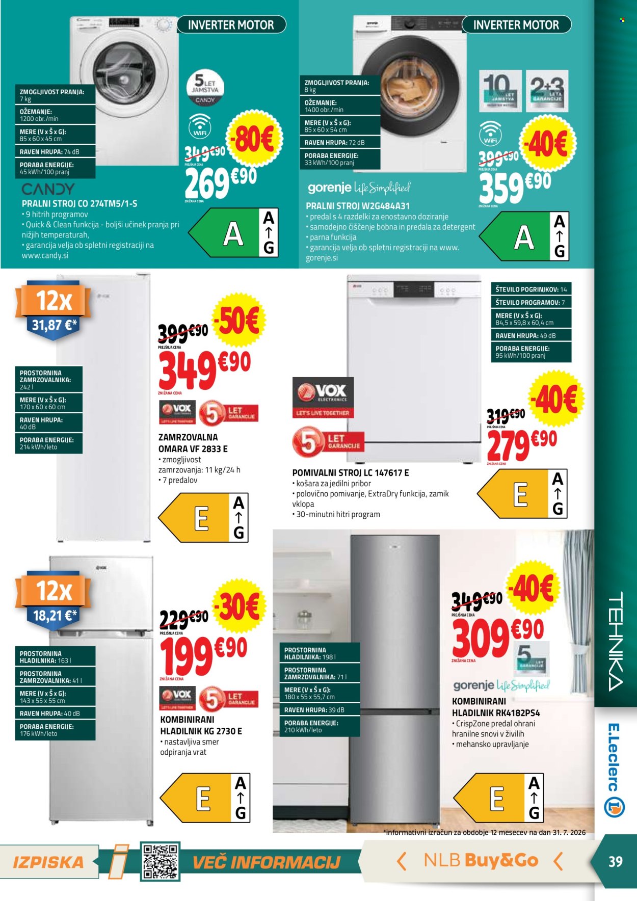E.Leclerc katalog - 12.08.2026 - 22.08.2026. Stran 39