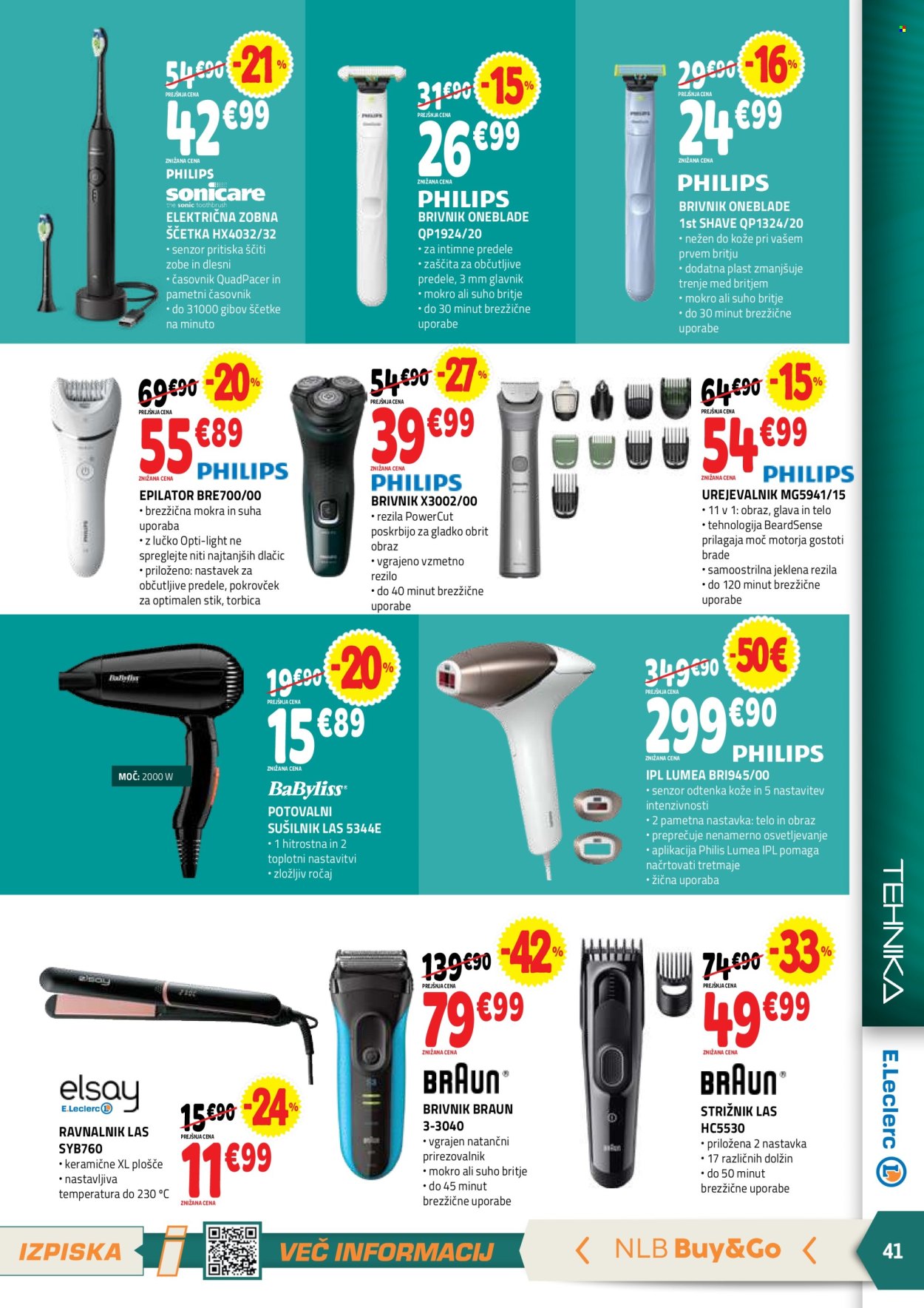 E.Leclerc katalog - 12.08.2026 - 22.08.2026. Stran 41