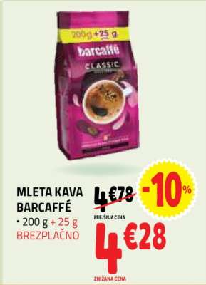 MLETA KAVA BARCAFFE