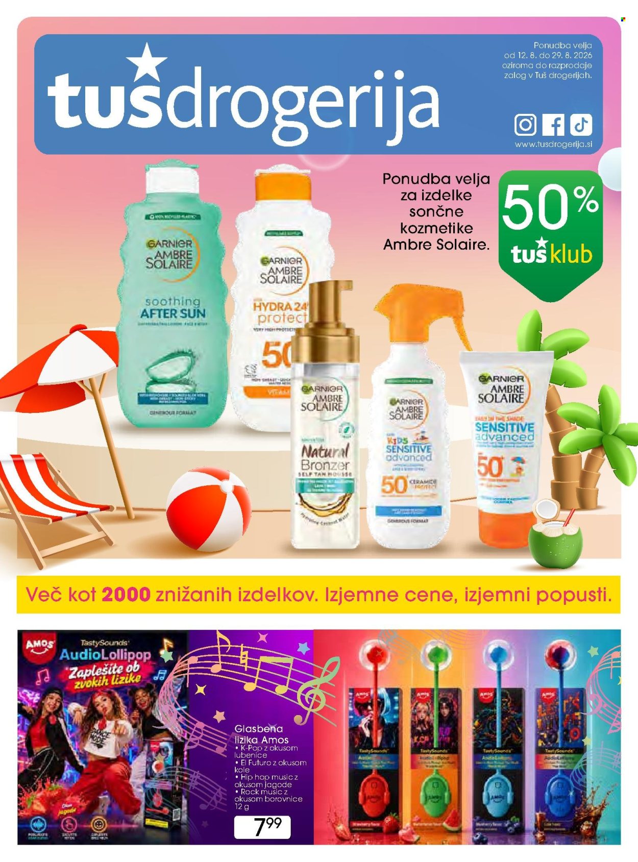 Tuš Drogeria katalog - 12.08.2026 - 29.08.2026. Stran 1