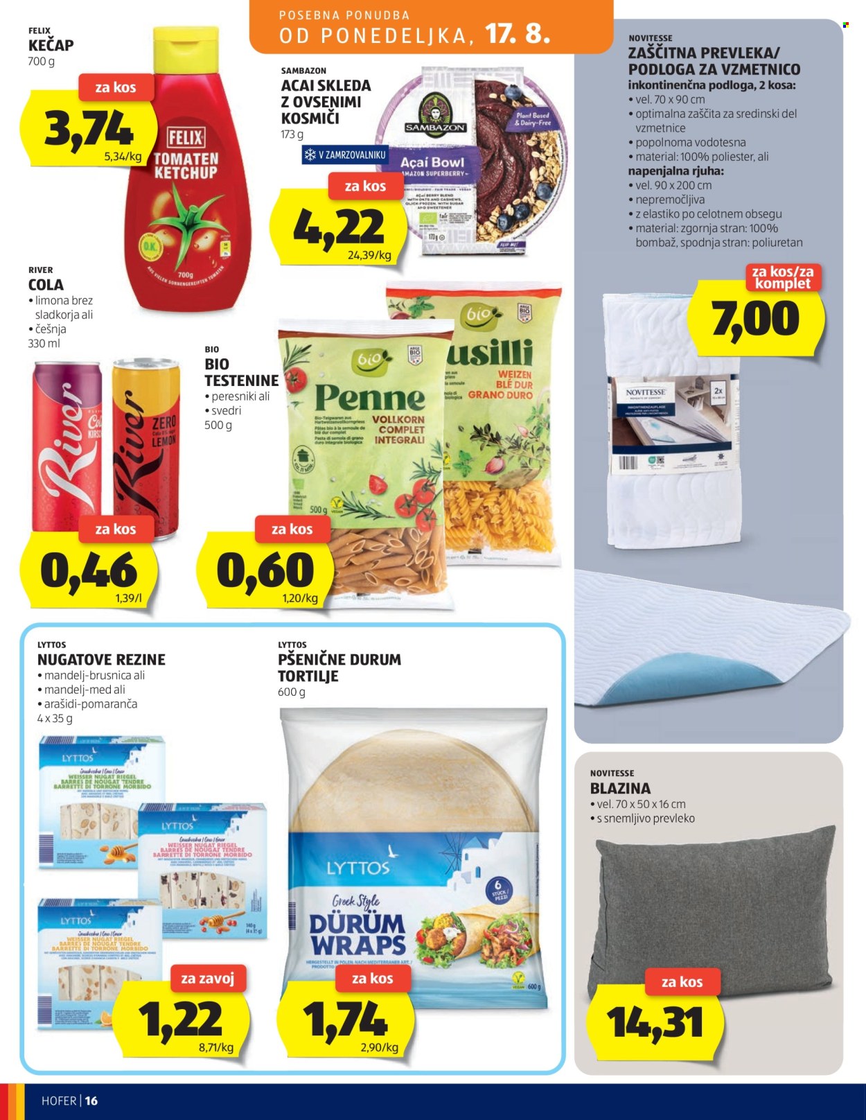 Hofer katalog - 12.08.2026 - 20.08.2026. Stran 16
