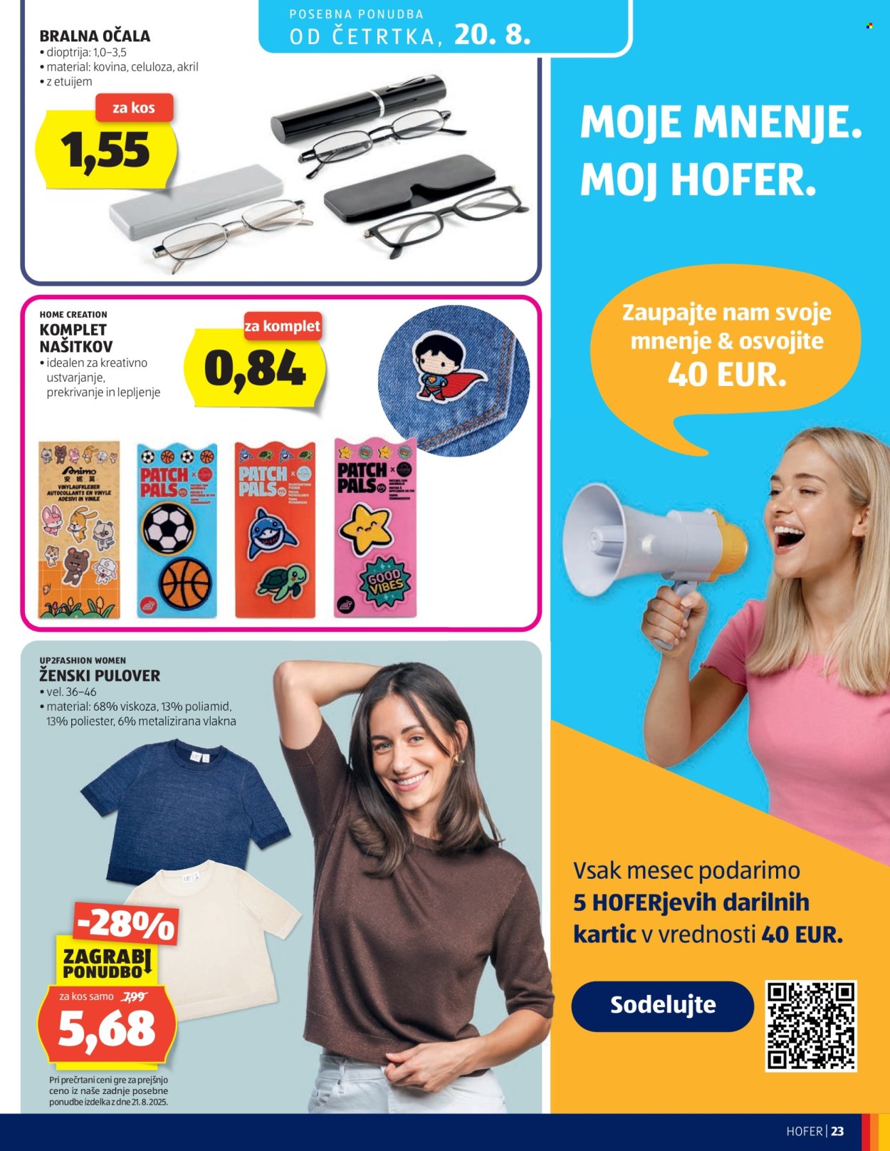 Hofer katalog - 12.08.2026 - 20.08.2026. Stran 23