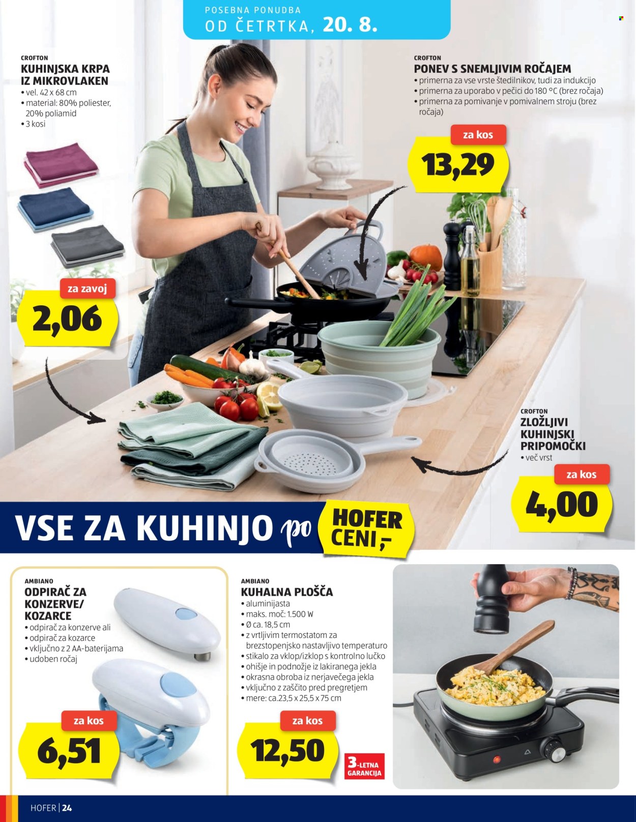 Hofer katalog - 12.08.2026 - 20.08.2026. Stran 24