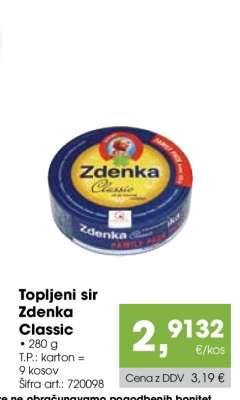 Topljeni sir Zdenka Classic