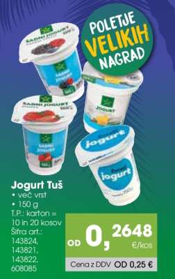 Jogurt Tuš