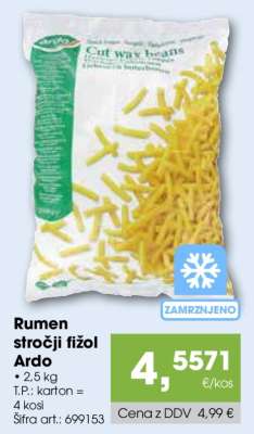 Rumen stročji fižol Ardo