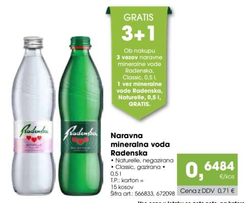 Naravna mineralna voda Radenska