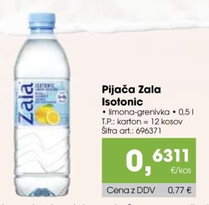 Pijača Zala Isotonic