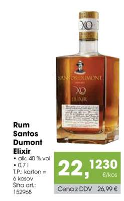 Rum Santos Dumont Elixir