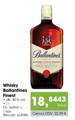 Whisky Ballantines Finest
