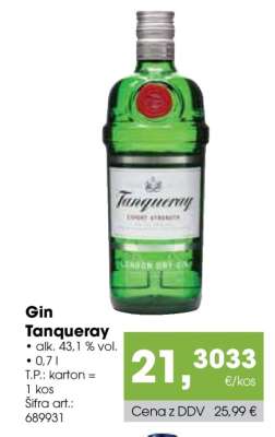 Gin Tanqueray