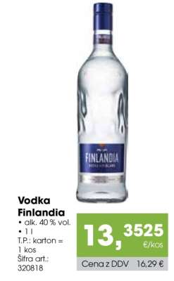 Vodka Finlandia