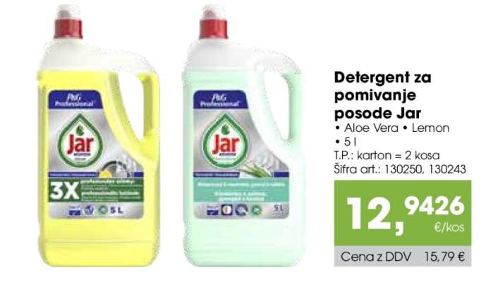 Detergent za pomivanje posode Jar