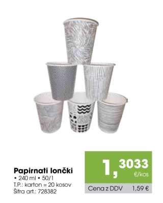 Papirnati lončki