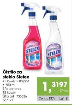 Čistilo za steklo Stelex